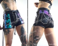 Image 2 of #17 MERMAID STAR HIGH RISE SHORTS