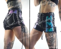 Image 4 of #17 MERMAID STAR HIGH RISE SHORTS