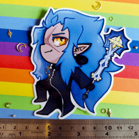 Image 3 of Chibi Saïx 10x10cm Sticker