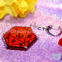 Image 2 of D20 Keychains