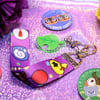 Critter Crossing Lanyard Keychains