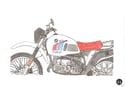 BMW R80 G/S Paris Dakar - Watercolor