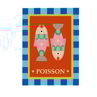Image 1 of Carte de vœux POISSON
