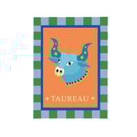 Carte de vœux TAUREAU