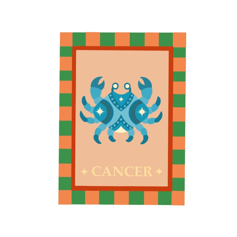 Carte de vœux CANCER