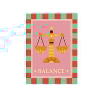 Image 1 of Carte de vœux BALANCE