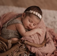 Image 8 of Baby headbands set beige