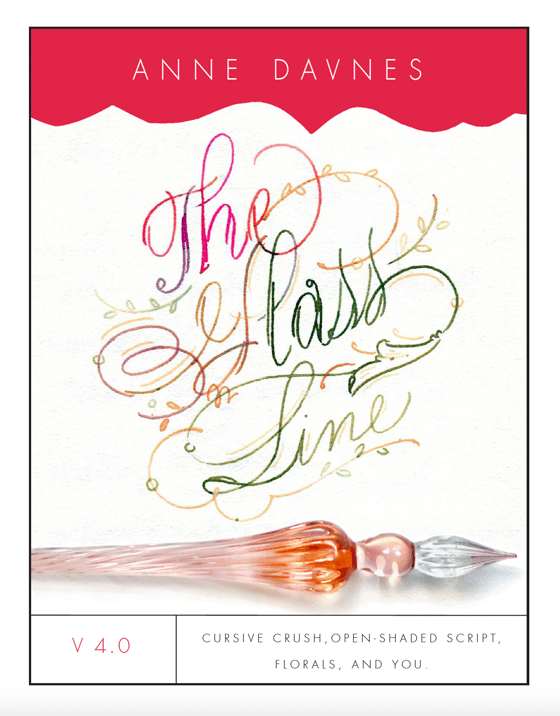 Image of The Glass Line: Cursive Crush, Open-Shaded Script, & Florals