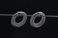 Image 1 of Ear Weights - RAYN - Silver - Stainless Steel - Magnetic Close 10MM