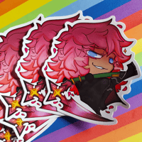 Image 2 of Chibi Marluxia Sticker 10x10cm