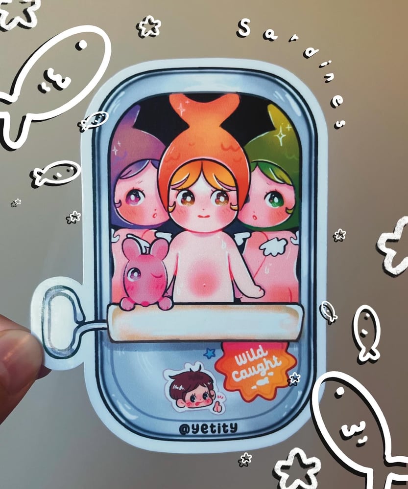 Image of Baby Sardines Sticker