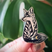 Image 1 of Celestial Fox hard enamel pin