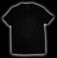 Image 2 of BLACK ON BLACK MEXICO TEE