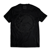 Image 1 of BLACK ON BLACK MEXICO TEE