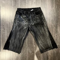 Image 1 of Waxed Denim Shorts