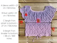 Image 5 of Pineapple Top in Purple to Pink Ombré, Size S/M