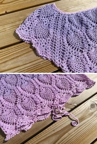 Image 3 of Pineapple Top in Purple to Pink Ombré, Size S/M