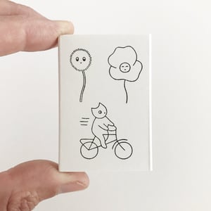 Image of The Cat Rider, mini stamps