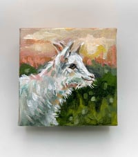 Image 1 of Farm Boy – cute goat painting