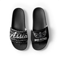 Black and Red Assia's (Women's Slides)