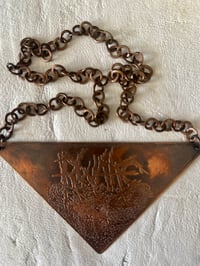 Image 2 of Handmade Solid Copper Necklace