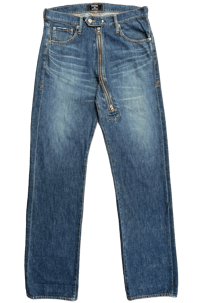 Image 1 of Cabane de Zucca "Asymmetrical Zipper Fly" Denim - S