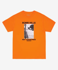 GX1000_BOMB HILLS TEE :::ORANGE/BLACK:::