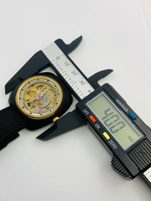 Image of rare citizen skeleton automatic gents watch,1970's.clean,(VTG-08)