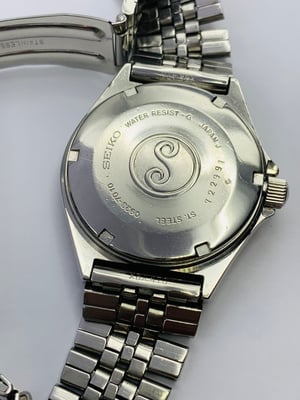 Image of rare heavy duty eye catching seiko silverwave gents watch,1970's/(VTG-14)