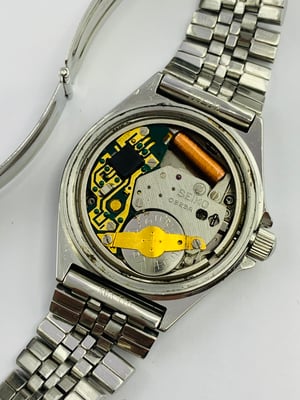 Image of rare heavy duty eye catching seiko silverwave gents watch,1970's/(VTG-14)