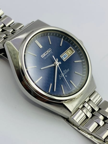 Image of rare heavy duty eye catching seiko silverwave gents watch,1970's/(VTG-14)