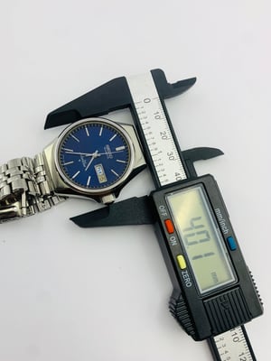 Image of rare heavy duty eye catching seiko silverwave gents watch,1970's/(VTG-14)