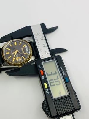 Image of rare eye catching ricoh automatic gents watch,1970's/(VTG-16)