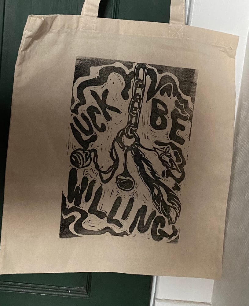 Image of Luck Be Willing Cotton Tote