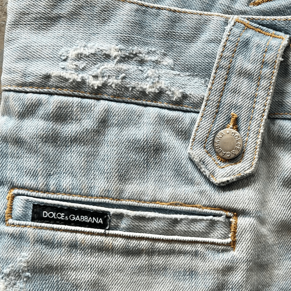 Image of D&G DENIM MINI SKIRT