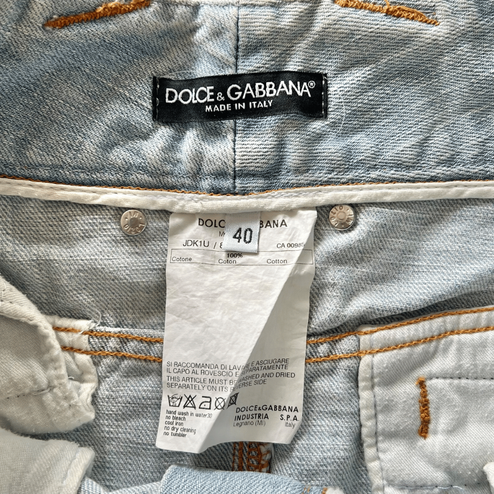 Image of D&G DENIM MINI SKIRT