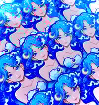 Image 2 of Waves mermaid - vinyl sticker