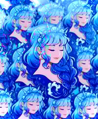 Image 1 of Mermaid crown - vinyl sticker