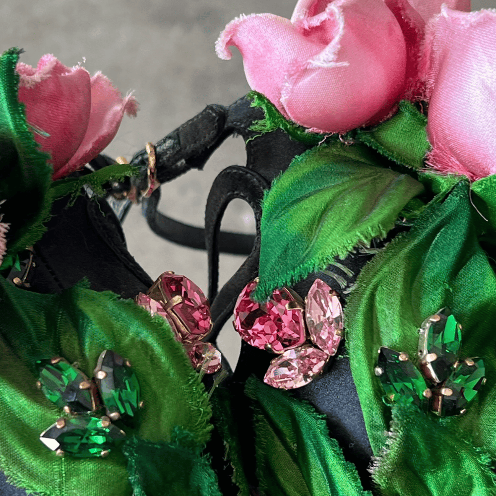 Image of D&G ROSE STEM HEELS