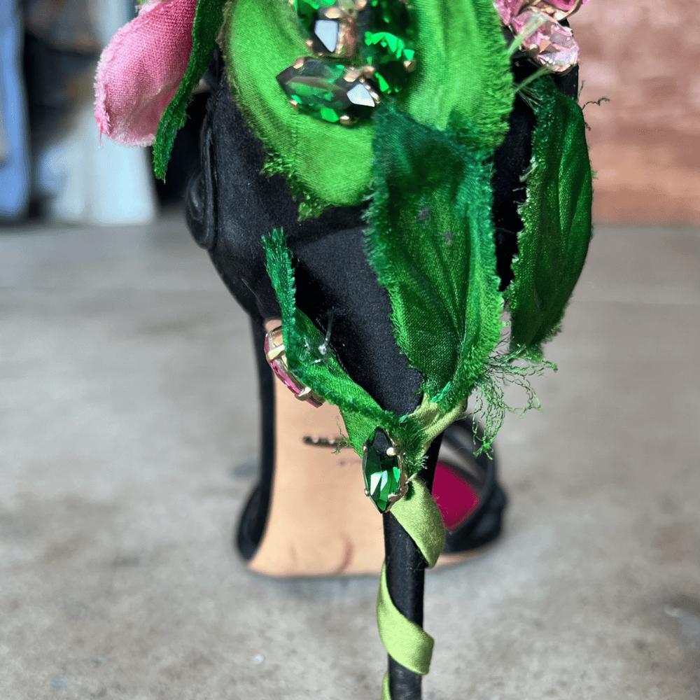 Image of D&G ROSE STEM HEELS