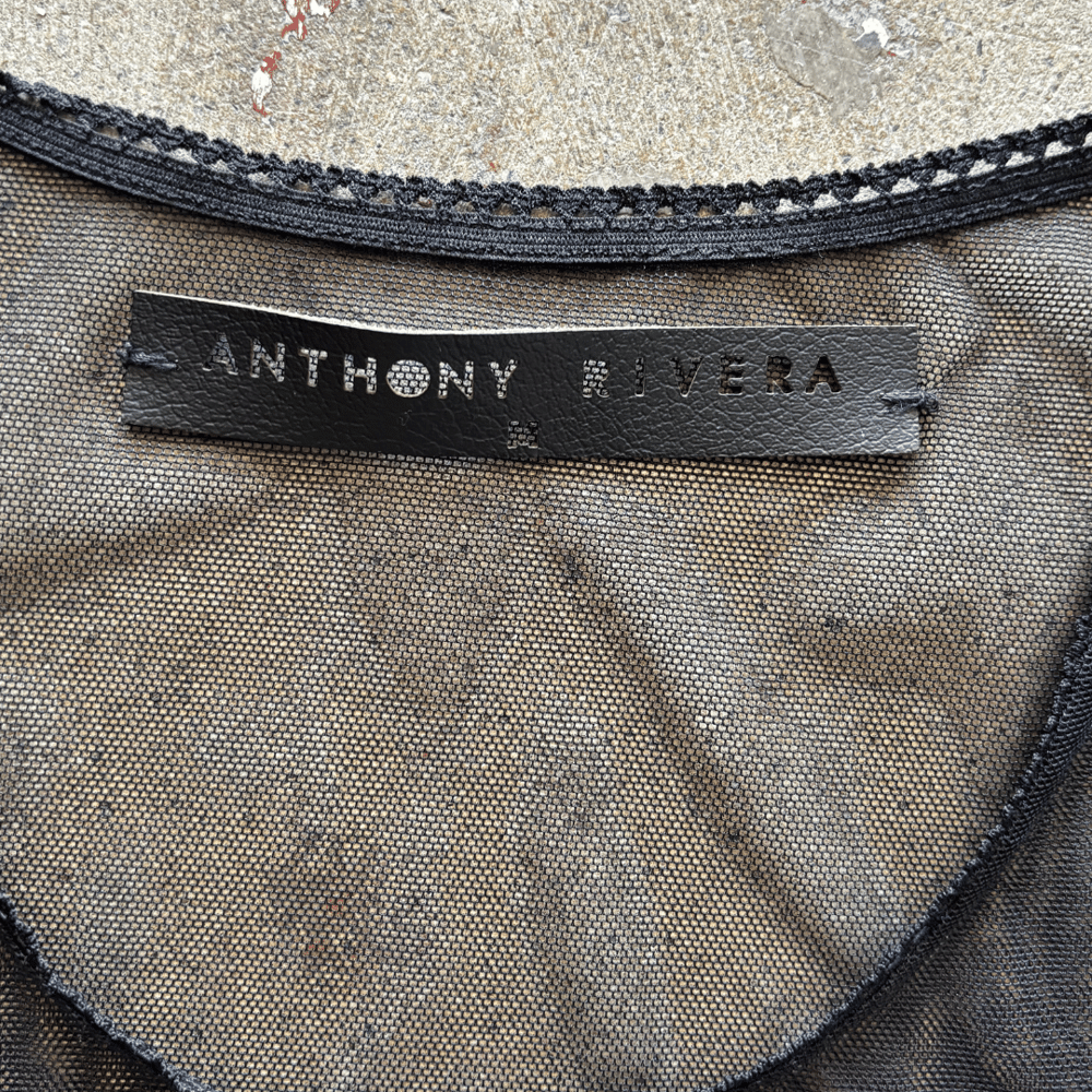 Image of ANTHONY RIVERA BUTTERFLY MESH TOP