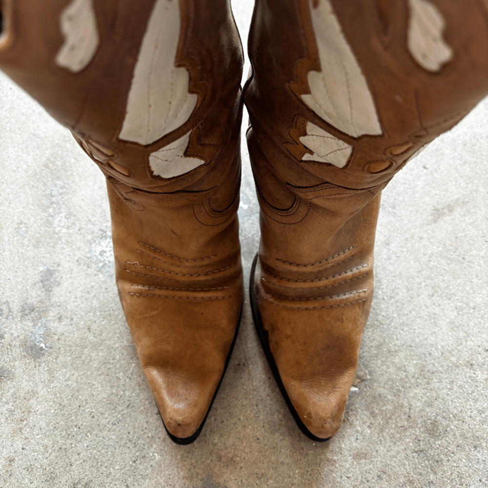 Image of DIBA BUTTERFLY COWBOY BOOTS
