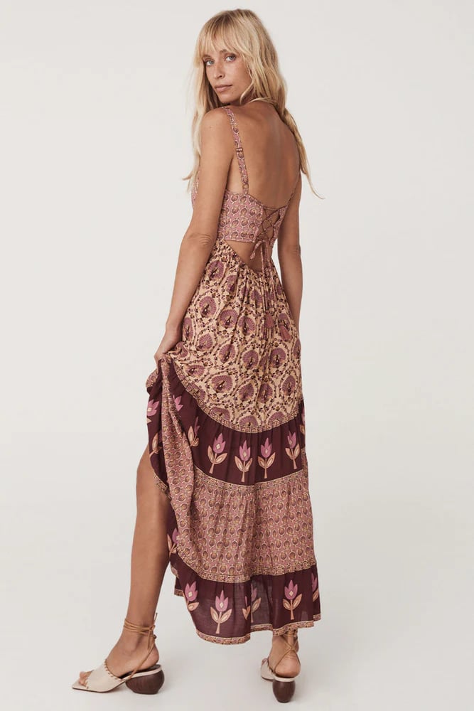 Image of Chateau Quilted Strappy Maxi 