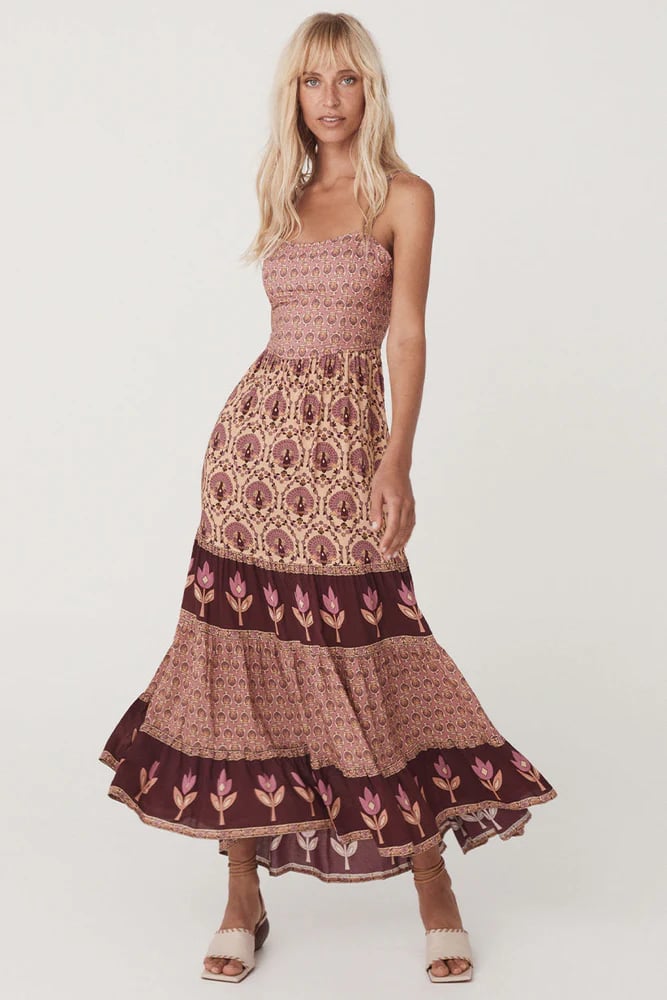 Image of Chateau Quilted Strappy Maxi 