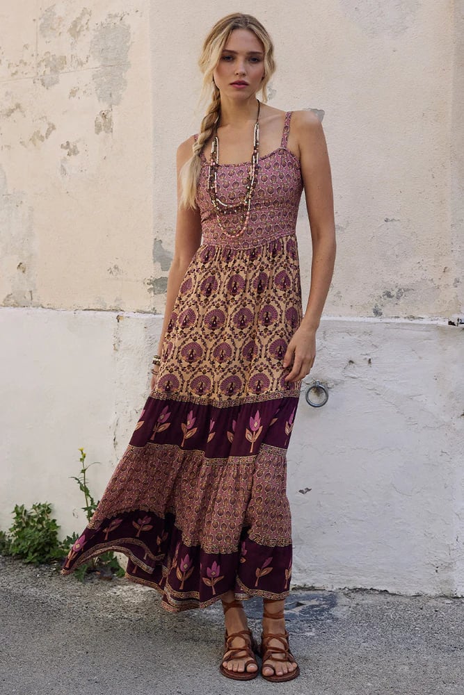 Image of Chateau Quilted Strappy Maxi 