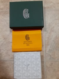 Image 2 of Goyard Wallet White 