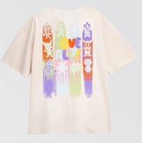 Image 1 of VIC GARCIA - LOVE ALL TEE - REPEAT - CREAM