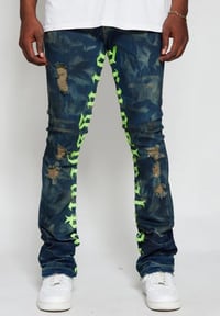 Image 1 of GOLDEN DENIM THE STACKED KLEIN