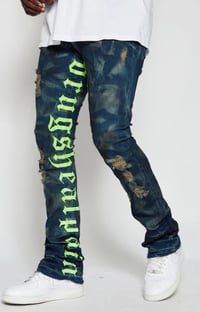 Image 2 of GOLDEN DENIM THE STACKED KLEIN