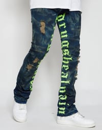 Image 3 of GOLDEN DENIM THE STACKED KLEIN